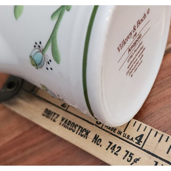 Villeroy Boch Amapola Creamer Pitcher 3.25" W.Germany poppies artistic floral 80 - Picture 11 of 11